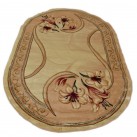 Синтетичний килим Hand Carving 0613 cream-beige - Висока якість за найкращою ціною в Україні зображення 4.